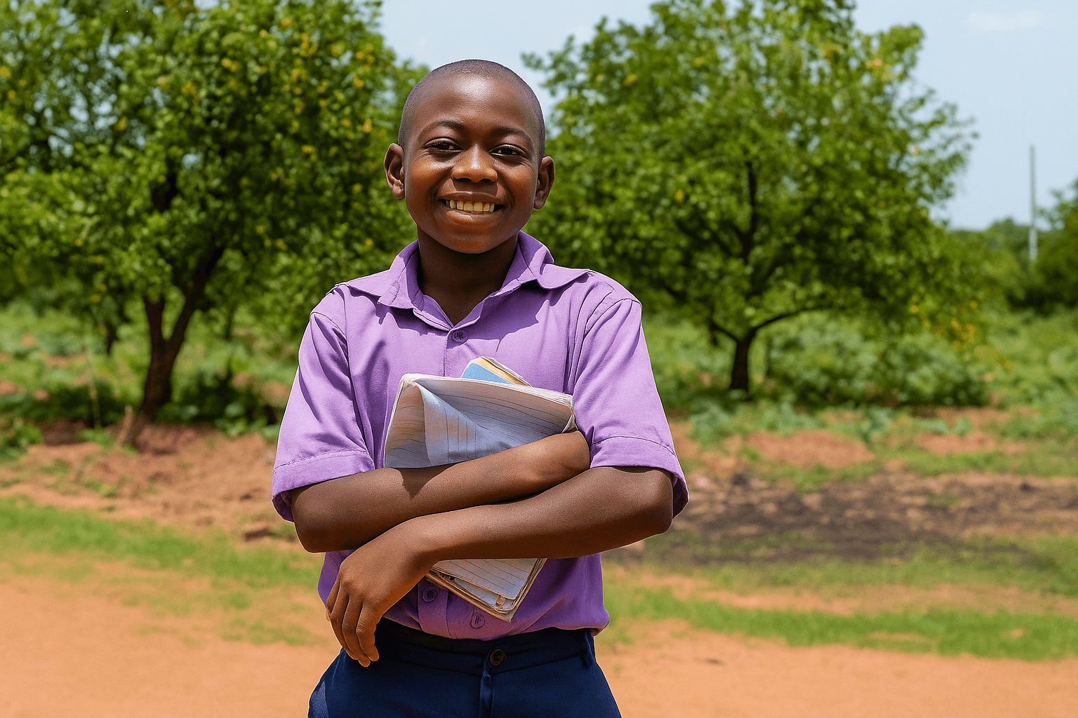 Student benefiting from digital education support